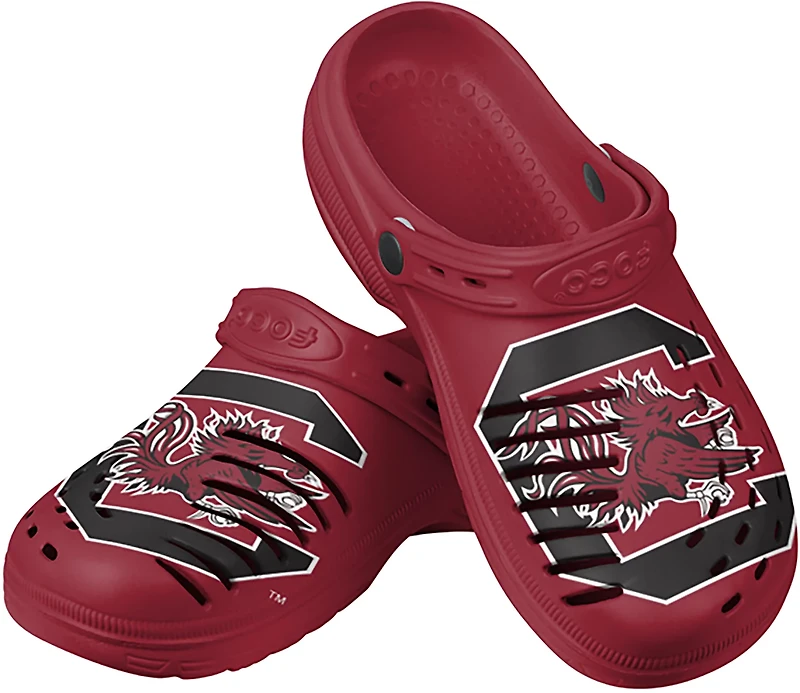 FOCO Men's South Carolina Big Logo Clog with Strap
