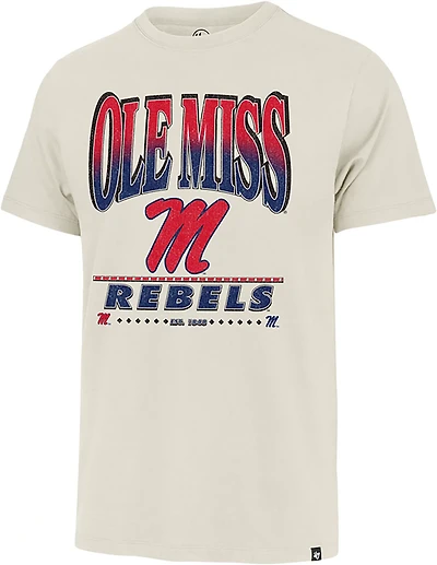 '47 Men's Ole Miss Rebels Straight Shot Two Franklin Short Sleeve T-shirt