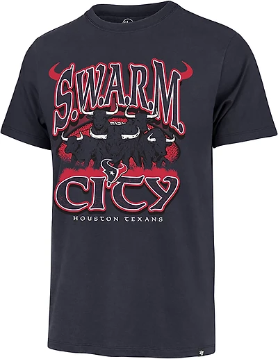 '47 Men's Houston Texans Swarm City Regional Franklin Short Sleeve T-shirt