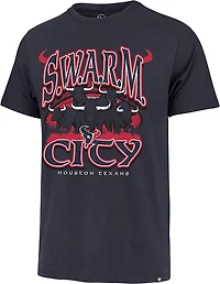 '47 Men's Houston Texans Swarm City Regional Franklin Short Sleeve T-shirt