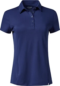 BCG Women's Tennis Button Short Sleeve Polo Shirt