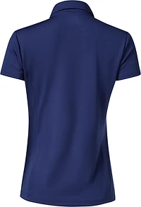 BCG Women's Tennis Button Short Sleeve Polo Shirt