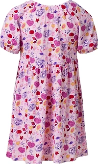 BCG Girls' Puff Sleeve Printed Dress