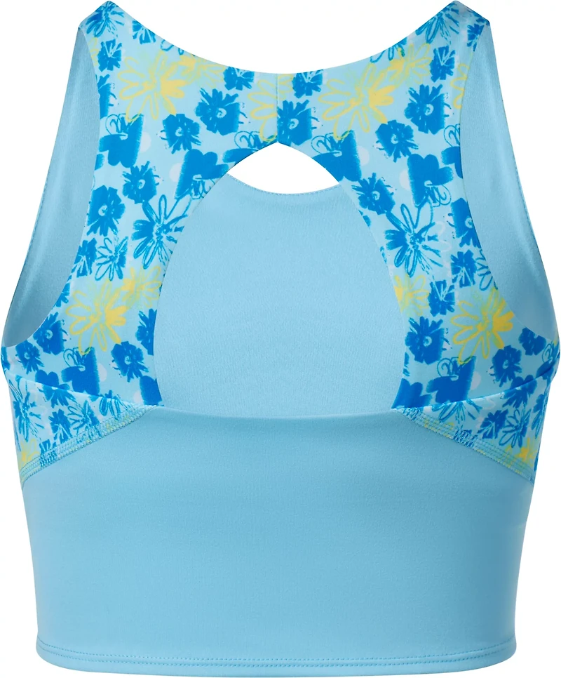 BCG Girls' Block Printed Longline Bra