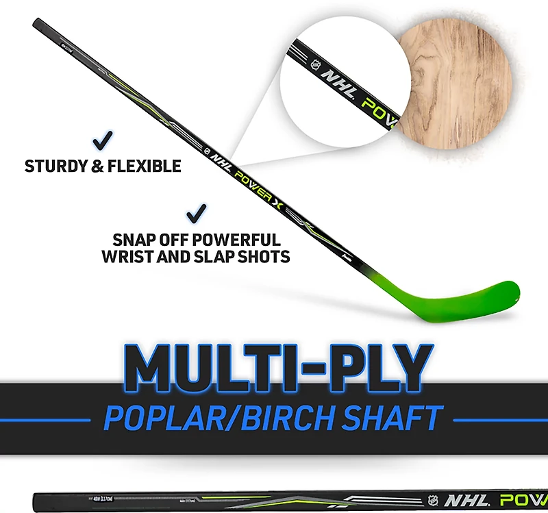 Franklin Sports Youth NHL Power X Street Hockey Stick 46 in Hockey Stick