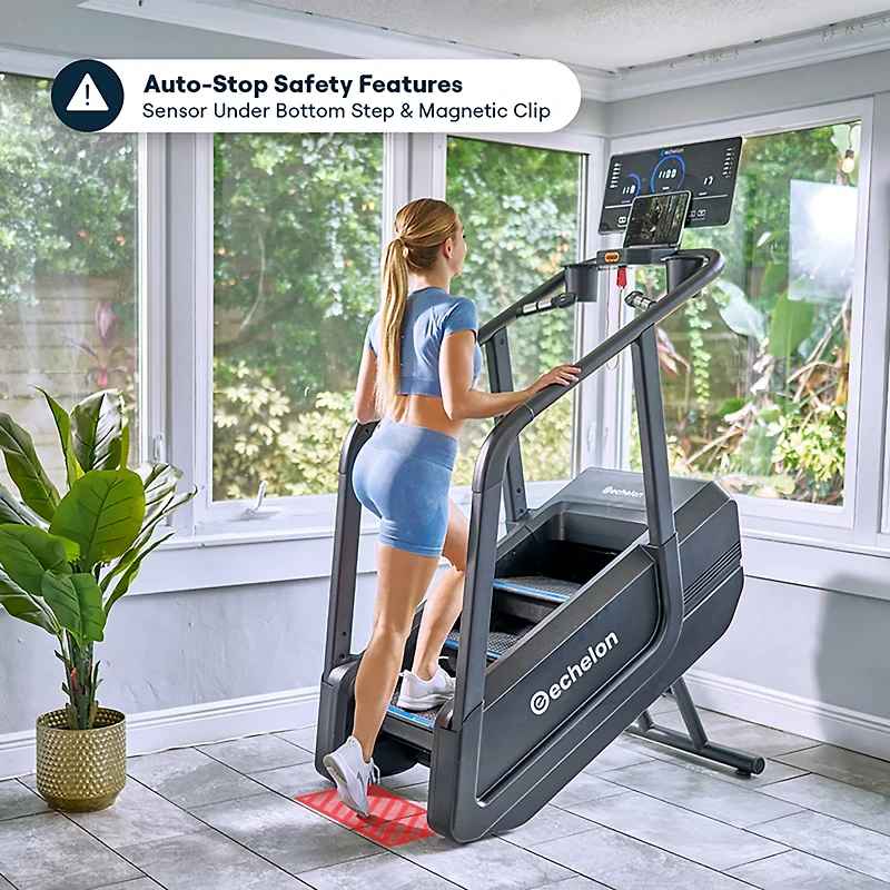 Echelon Summit Stair Stepper Machine with Adjustable Step Rate & Wireless Charging