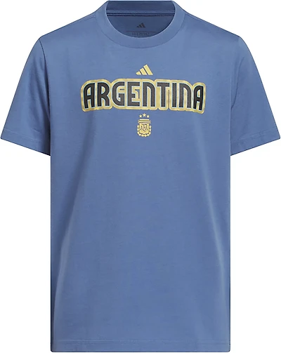 adidas Boys’ Argentina World Cup 2026 Home Short-Sleeve T-Shirt