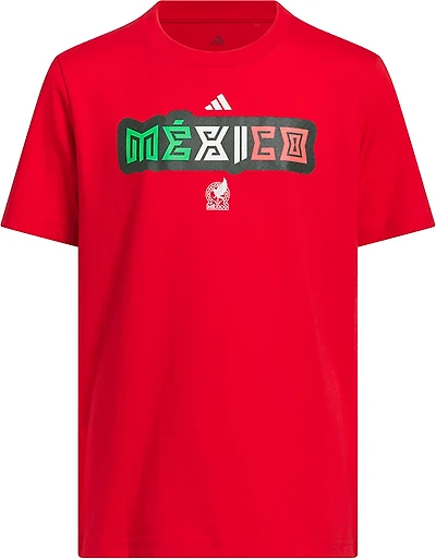 adidas Boys’ Mexico World Cup 2026 Home Short-Sleeve T-Shirt