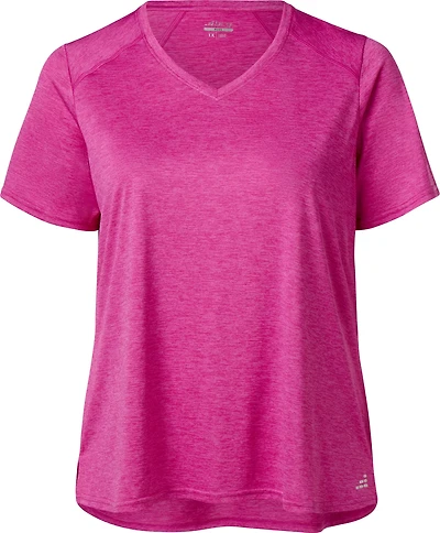 BCG Women's Plus Turbo Melange Short Sleeve T-shirt