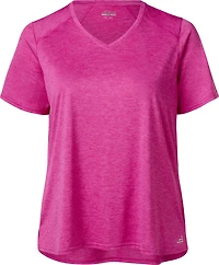 BCG Women's Plus Turbo Melange Short Sleeve T-shirt