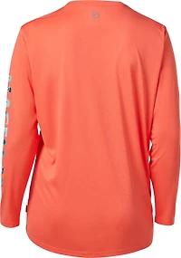 Magellan Women's Plus Caddo Lake Logo Long Sleeve T-shirt