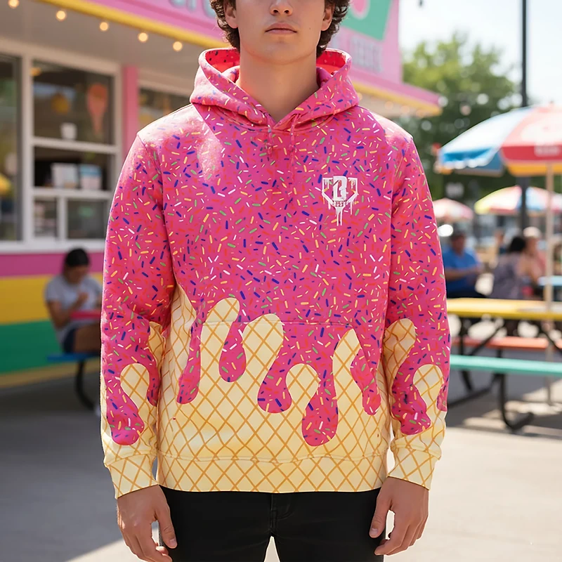 Baseball Lifestyle 101 Youth Ice Cream Hoodie