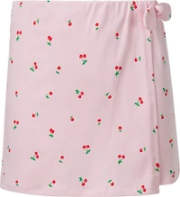BCG Girls' Wrap Tie Printed Skort