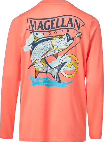 Magellan Outdoors Boys' Pocket Graphic Long Sleeve T-shirt