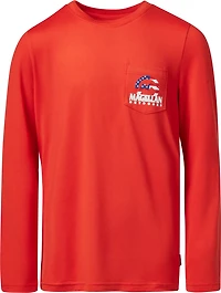 Magellan Outdoors Boys' Pocket Graphic Long Sleeve T-shirt