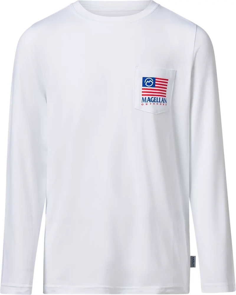 Magellan Outdoors Men's Pocket Graphic Long Sleeve T-shirt