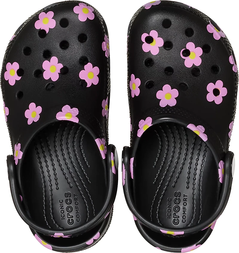 Crocs Toddlers' Flower Classic Clogs