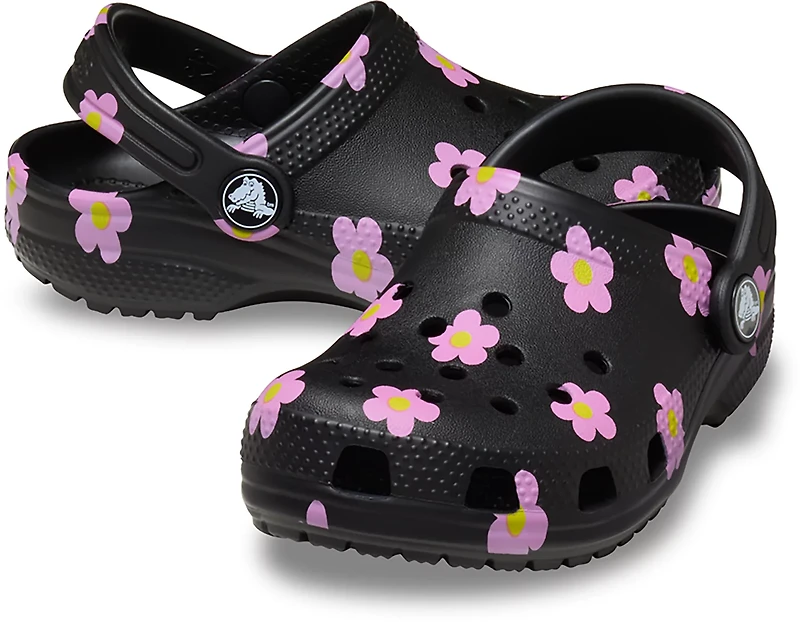 Crocs Toddlers' Flower Classic Clogs