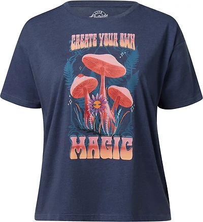 Live Outside the Limits Women's Create Your Own Magic Oversized Graphic T-shirt