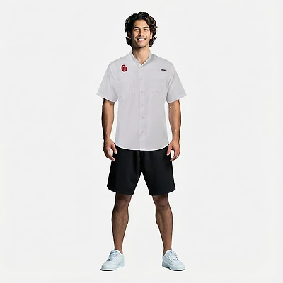 Columbia Sportswear Men's NCAA Tamiami Short Sleeve Fishing Shirt