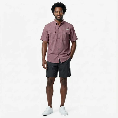 Magellan Outdoors Men's Aransas Pass Heather Short Sleeve Fishing Shirt