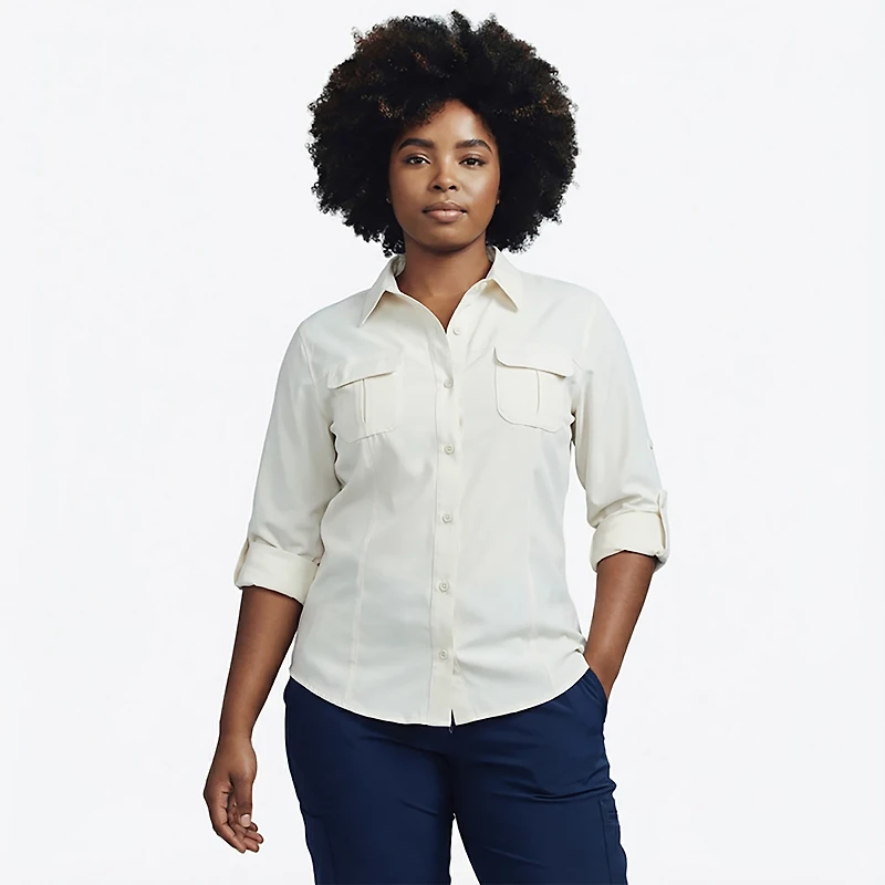 Magellan Outdoors Women's Aransas Pass Long Sleeve Shirt