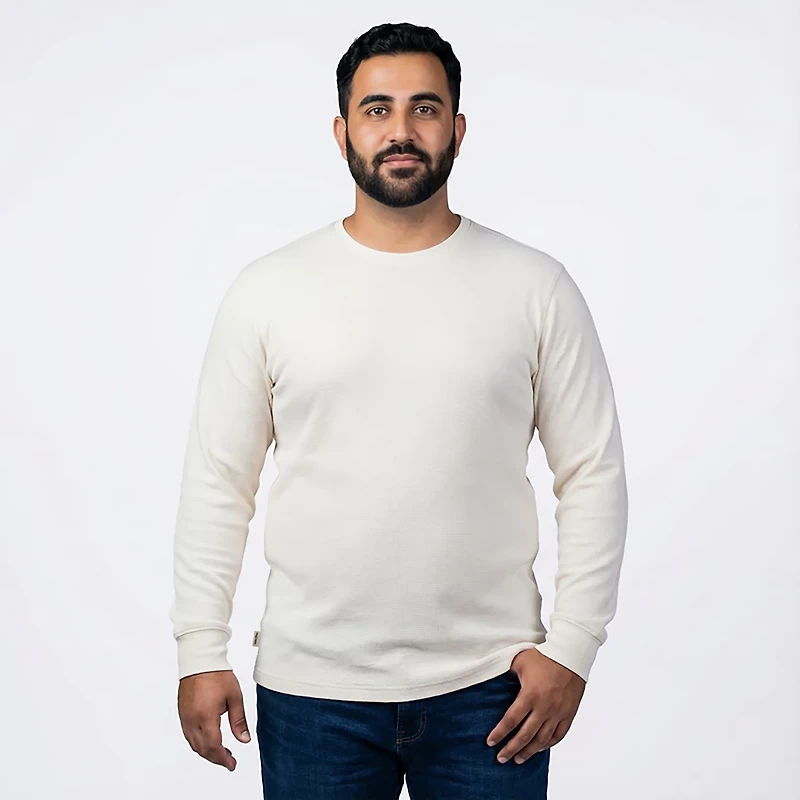 Magellan Outdoors Men's Base Camp Thermal Long Sleeve Crew Shirt