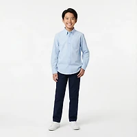 French Toast Boys' Long Sleeve Oxford Shirt