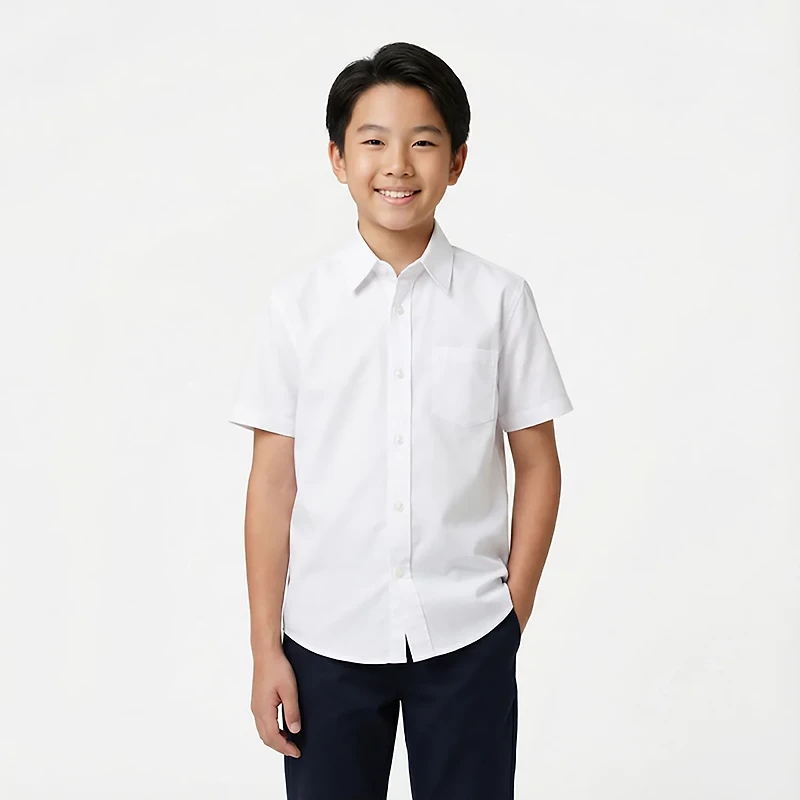 French Toast Boys' Short Sleeve Dress Shirt