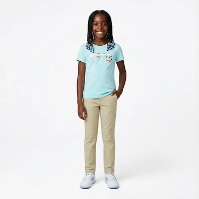 French Toast Girls' Straight Leg Twill Pant