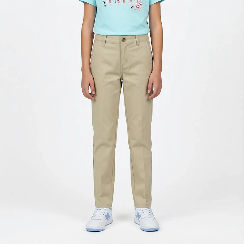 French Toast Girls' Straight Leg Twill Pant