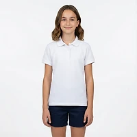 French Toast Girls' Polo Shirt with Picot Collar