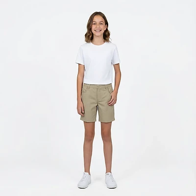 French Toast Girls' Extended Sizing Pull-On Short