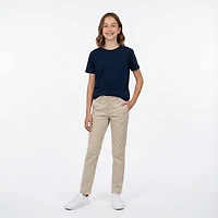 French Toast Girls' Extended Sizing Skinny Stretch Twill Pant
