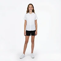 French Toast Girls' Plus Modern Peter Pan Blouse