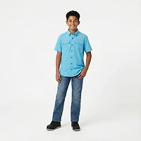 Magellan Outdoors Boys' Laguna Madre Button Down Shirt