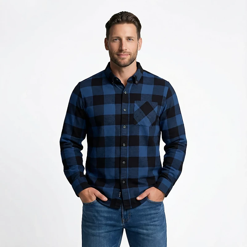 Magellan Outdoors Canyon Creek Long Sleeve Flannel Shirt