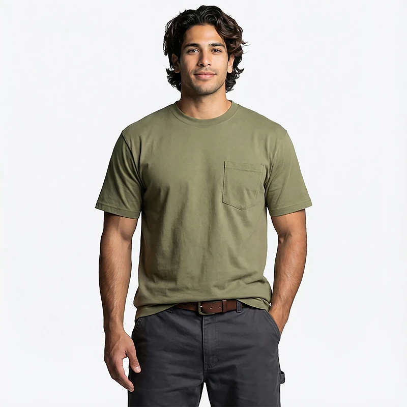 Berne Men's Heavyweight Short Sleeve Pocket T-shirt