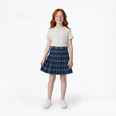 French Toast Girls' Plaid Pleated Uniform Skirt