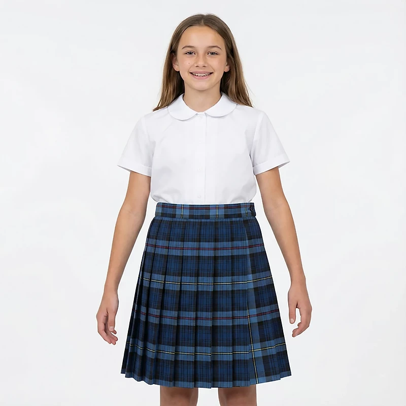 French Toast Girls' Plaid Pleated Uniform Skirt