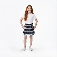 French Toast Girls' Plaid 2-Tab Uniform Scooter