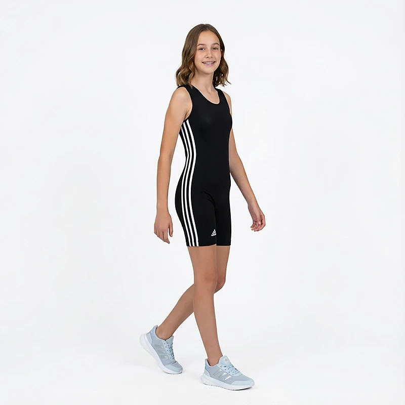 adidas Girl's Performance LYCRA 3-Stripes Singlet