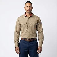 Bulwark Men's iQ Series Endurance Flame-Resistant Work Shirt