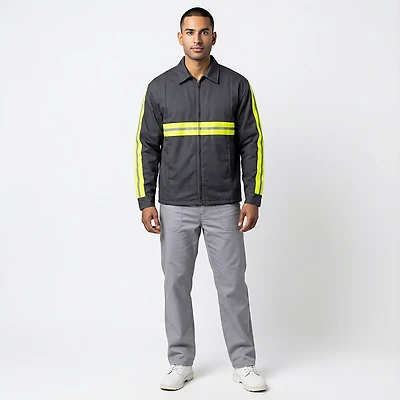 Red Kap Men's Enhanced Visibility Perma-Lined Panel Jacket
