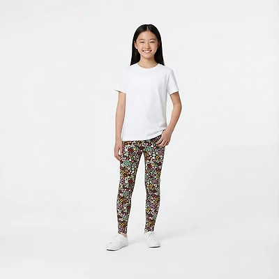 BCG Girls' Athletic Printed Cotton Leggings