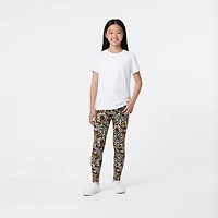 BCG Girls' Athletic Printed Cotton Leggings