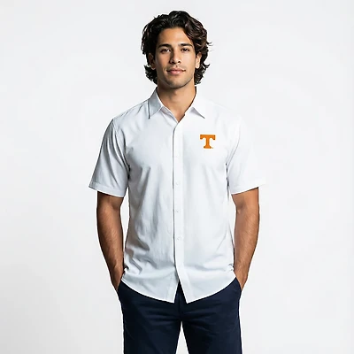 Antigua Men's University of Tennessee Game Day Woven Fishing Shirt