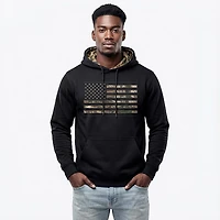 Buck Wear Men's Camo Stars & Stripes Hoodie