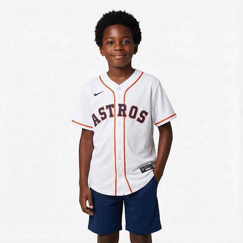 Nike Men's Houston Astros Blank Official Replica Home Jersey