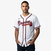 Nike Men's Atlanta Braves Blank Official Replica Home Jersey